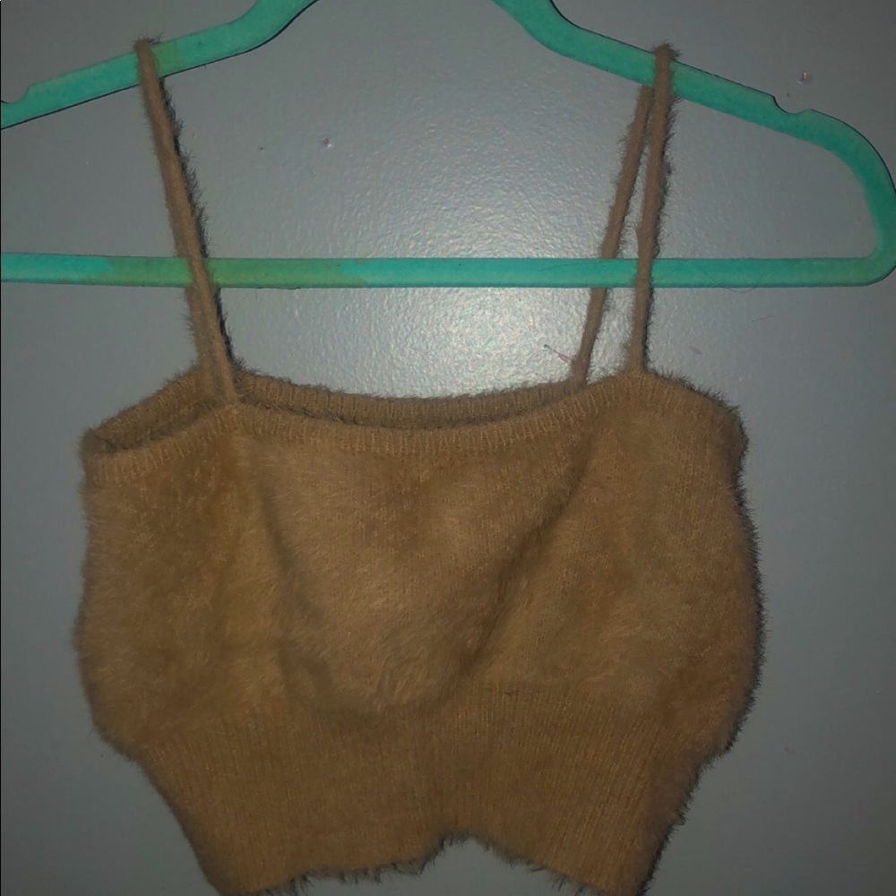 Shein fuzzy crop